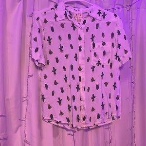 Button up cactus shirt only worn once